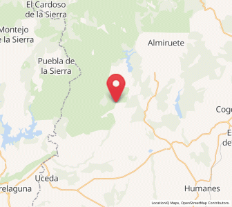 Map of Valdesotos, Castille-La Mancha