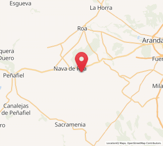 Map of Valdezate, Castille and León