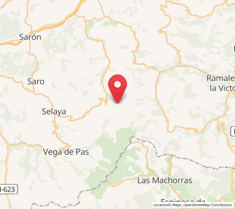 Map of Valdició, Cantabria