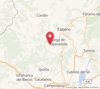 Map of Valle de Finolledo, Castille and León