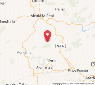 Map of Vallequemado, Andalusia