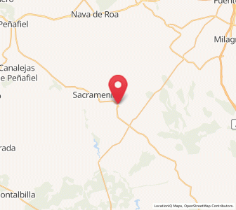 Map of Valtiendas, Castille and León