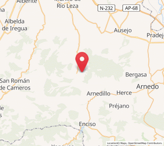 Map of Valtrujal, La Rioja