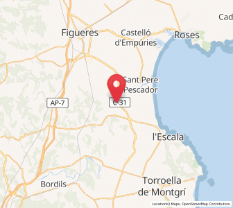 Map of Valveralla, Catalonia