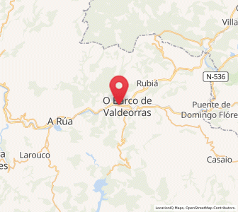 Map of Veigamuiños, Galicia