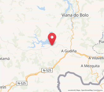 Map of Venda da Teresa, Galicia