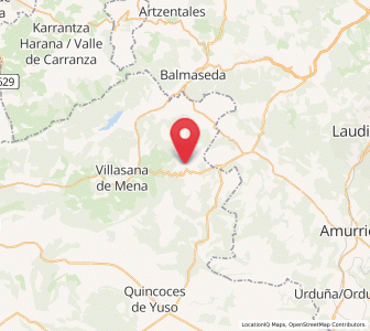 Map of Ventades, Castille and León
