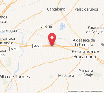 Map of Ventosa del Río Almar, Castille and León