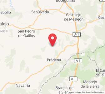 Map of Ventosilla, Castille and León