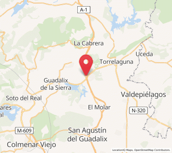 Map of Venturada, Madrid