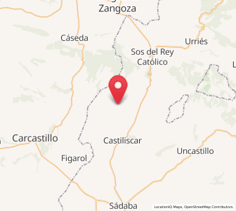 Map of Vico, Aragon