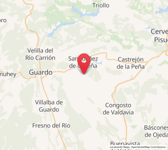 Map of Viduerna, Castille and León