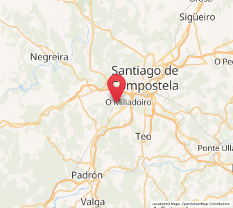 Map of Viduido, Galicia