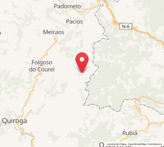 Map of Vieiros, Galicia