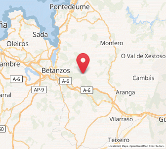 Map of Vigo, Galicia