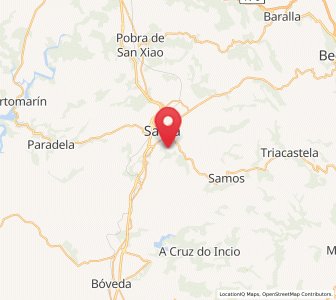 Map of Vigo, Galicia