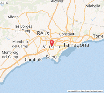 Map of Vila-seca, Catalonia
