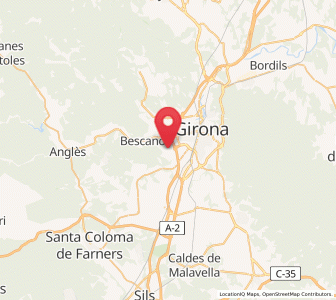 Map of Vilablareix, Catalonia