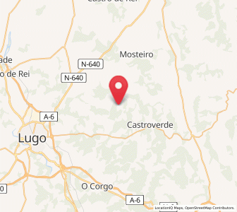 Map of Vilafrío, Galicia