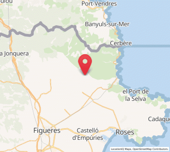 Map of Vilamaniscle, Catalonia