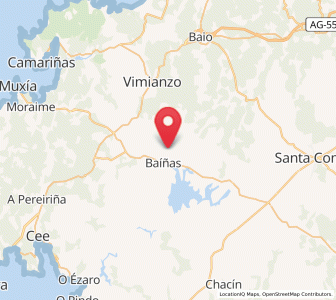 Map of Vilanova, Galicia