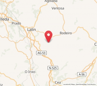 Map of Vilarello, Galicia