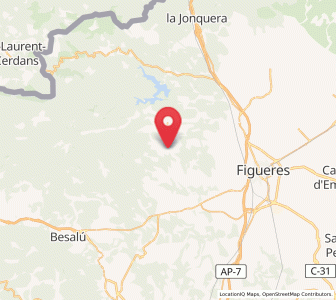 Map of Vilarig, Catalonia