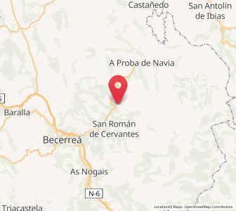 Map of Vilartatín, Galicia