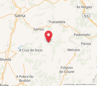 Map of Vilarxoán, Galicia