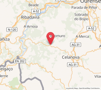 Map of Vilavidal, Galicia