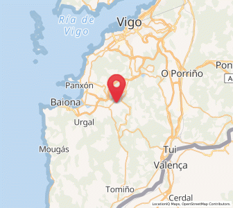 Map of Vilaza, Galicia