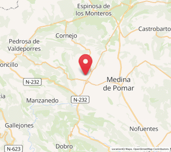 Map of Villacanes, Castille and León