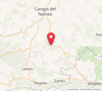 Map of Villacibrán, Asturias