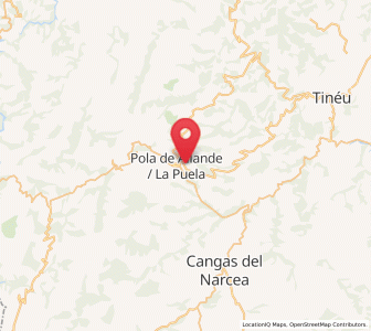 Map of Villafrontú, Asturias