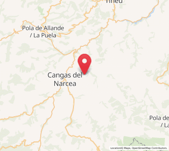 Map of Villajimada, Asturias