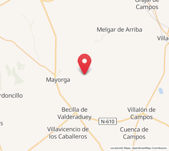 Map of Villalba de la Loma, Castille and León