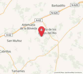 Map of Villalba de los Llanos, Castille and León