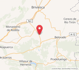 Map of Villalómez, Castille and León