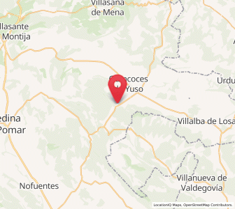 Map of Villaluenga, Castille and León