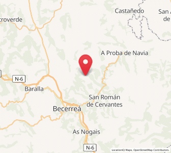 Map of Villamane, Galicia