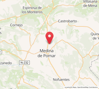 Map of Villamezán, Castille and León
