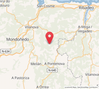 Map of Villapena, Galicia