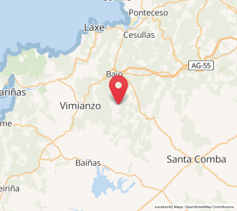 Map of Villar, Galicia