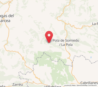 Map of Villar de Vildas, Asturias