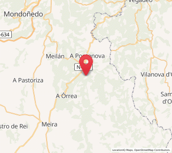 Map of Villargondurfe, Galicia