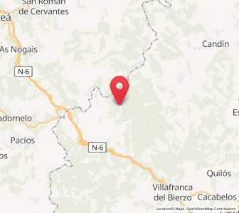 Map of Villariños, Castille and León