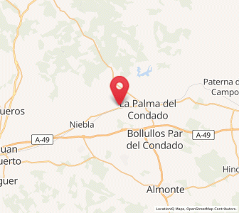 Map of Villarrasa, Andalusia