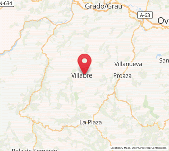 Map of Villarruiz, Asturias