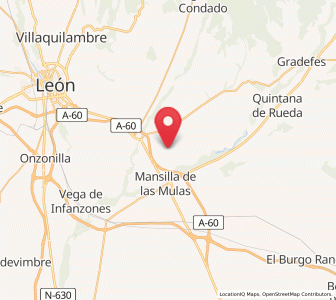 Map of Villasabariego, Castille and León