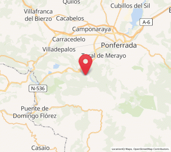 Map of Villavieja, Castille and León